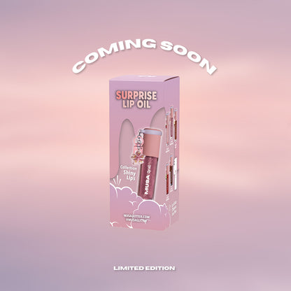 surprise glitter lip oils box
