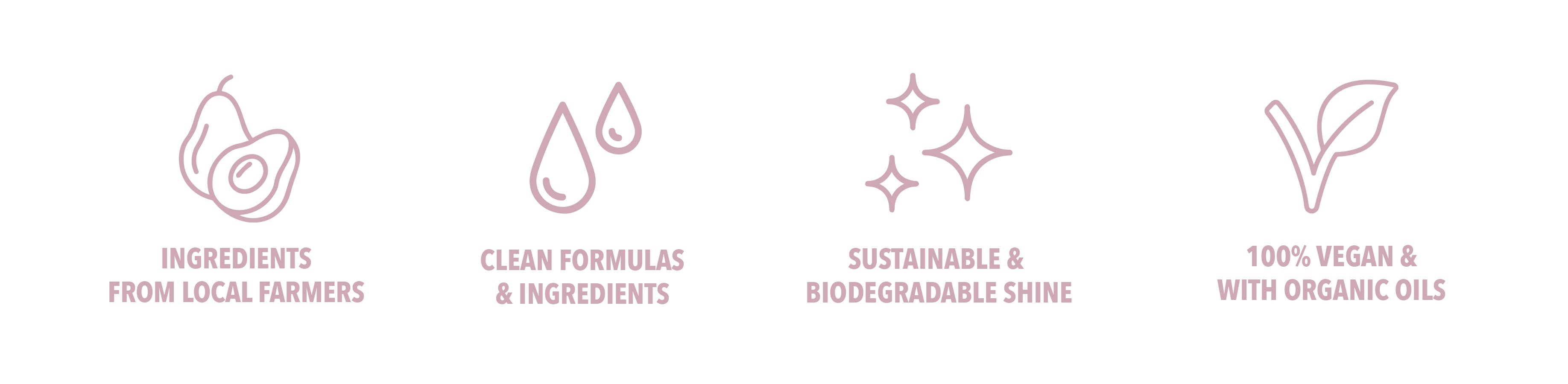 Values from Musa Glitter. Characteristics and benefits of Musa Lip Oils.