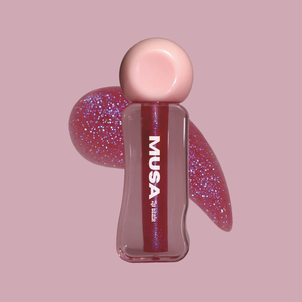 glitter red lip stain pH musa glitter