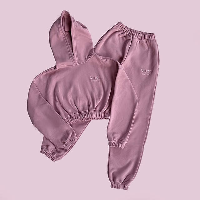 Pink Tracksuit from Musa Glitter for a Comfy Look.